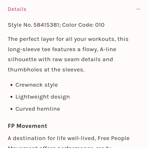 Free People movement tempo tee  Optic white. Size xs. NWT. - Picture 10 of 10